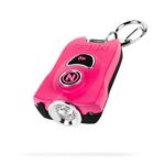 NEBO MYPAL Rechargeable Keychain Light and Safety Alarm | Compact 400 Lumen Light with 115db Safety Alarm | Pink