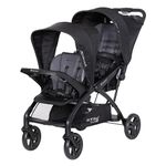 Baby Trend Sit N' Stand® Double 2.0 Stroller, Dash Black