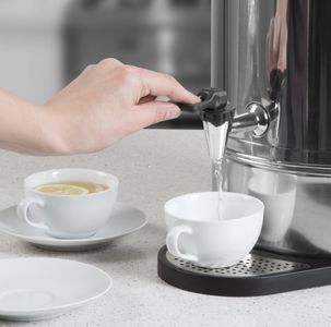 Swan 10L Stainless Steel Catering Urn – Automatic Temp Control, 1600W
