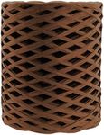 Mandala Crafts Brown Raffia Ribbon for Gift Wrapping Ribbon - 100 Yds Raffia Natural Ribbon Bulk Packing Ribbon Raffia String - Twisted Paper Ribbon for Crafts Weaving