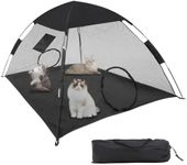 GEERTOP Mesh Cat Tent Outdoor, Cat Enclosure for Outside Indoor, Portable Sunshade Playpen Playhouse for Cats Dogs Puppy Small Animals