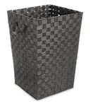 Whitmor Laundry Hamper, Iron Polypropylene, Espresso, 15x15x20