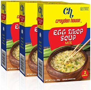 Croyden House Egg Drop Soup Mix 3.5oz (3 Pack, Total of 6 Envelopes) Quick and Easy Prep, Chinese Style, Kosher