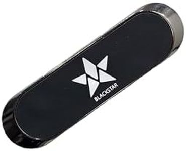 Blackstar [ Original (Black Color) ONE Touch USE Technology Magnetic Mobile Phone Holder for Car Dashboard/Car Mount Mobile (World's Strongest and Safest Magnets) - for Use in Car/Bike/Scooter/Home
