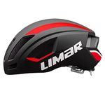 Limar Unisex's Air Speed Bicycle Helmet, Matt Black/Red, Large