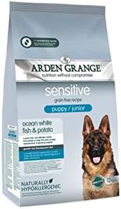 Arden Grange Dog Dry Food 12 Kg Sensitive Puppy/Junior Grain Free Ocean White Fish and Potato
