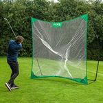 FORB Pro Pop-Up Golf Net - [3 Sizes] | Improve Accuracy, Technique & Swing | Pop Up Golf Training Equipment | Home & Garden Golf Net (8ft x 8ft)