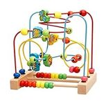 PETSOLA Wooden Baby Math Toy Circle