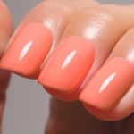 Imtiti Coral Orange Gel Nail Polish, 15ml Neon Orange Color Gel Polish Soak Off LED Nail Polish Gel Nail Art Design Manicure Salon DIY at Home