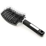 Boar Bristle Hair Brush - Curved & 