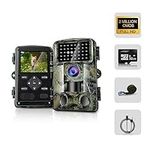 HAZA Trail Camera 58MP 2” Huge Screen HD Game Hunting Camera with Night Vision Motion Activated IP66 Waterproof Outdoor Deer Wildlife Camera Field Night Cam for Backyard/Tree/Farm Wildlife Monitoring