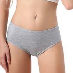 TEERFU 5Pack Womens Bamboo Brief Soft Underwear Breathable Panties, 5 Pack -in 5 Colors, L