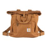 Carhartt, Durable Bag with Adjustable Straps and Laptop Sleeve, Convertible Backpack Tote Brown, One Size