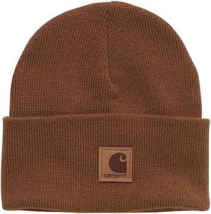 Carhartt Kid's CB8994 Knit Beanie, Carhartt Brown Classic, 6-14 Years