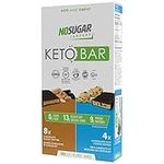 No Sugar Company Keto Bars 12 Mixed Bars 40g, Chocolate Peanut Butter & Chocolate Chip Cookie Dough