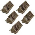 Imperial RG1970 Plastic Pop-Up Floor Register, 4 x 12-Inch, Tan, 5 Count