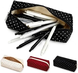 2026 NEW Polka Dot Pencil Case, Large Capacity Polka Dot Pencil Pouch