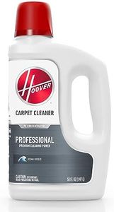 Hoover Prime Professional Carpet Cleaner Solution, 50 oz., Ocean Breeze Scent, Powerful Carpet Shampoo Solution, Remove Tough Stains from Carpet and Upholstery, Pair Carpet Cleaner Machine