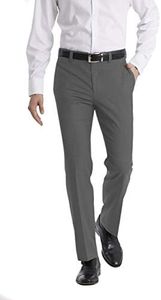 Calvin Klein Men's Modern Fit Dress Pant, Medium Grey, 30W x 30L