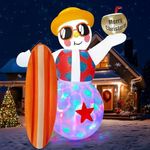 AerWo 8FT Funny Christmas Inflatabl