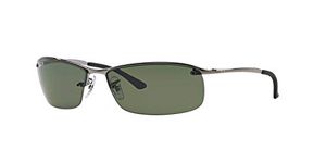 Ray-Ban Polarised Unisex Sunglasses for Men( 0RB3183|63 mm|Polar Green)