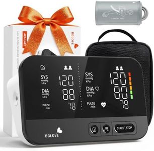 Clinical Accurate Blood Pressure Monitors for Home Use,FSA&HSA Eligible,Dual-Screen,One-Touch Automatic Measurement,2 Users, Voice & Mute,Large LED display screen, Birthday Gifts for Family and Friend