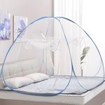 Dracarys Foldable Mosquito Net Tent for Bed - Pop Up Portable Double Door with Mesh Bottom Tent and Easy Installation - Prevent Insect Mosquito Net for Bedroom-150x200x150cm