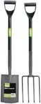 Draper 83971 Carbon Steel Garden Fork and Spade Set