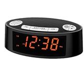 iTOMA AM/FM Alarm Clock Radio with 