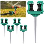 Yaocom 5 Pcs Hose Guide for Garden 10 Inch Rust Proof Metal Garden Hose Guide Spike Roller Reel Lawn Hose Support Spike Hose Guide Stakes Hose Holder for Yard Lawn Garden Plant Protection