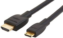 AmazonBasics High-Speed Mini-HDMI (NOT MICRO USB/MICRO HDMI) to HDMI Cable - 3 Feet (Latest Standard)- NOT COMPATIBLE WITH MOBILE PHONES