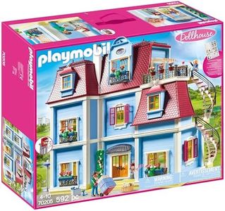 Playmobil Dollhouse 70205 Large Dollhouse, For Children Ages 4+