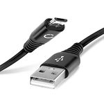 CELLONIC® USB Sat Nav Charger Cable Replacement for BMW Navigator 6 1m Fast Charging 2.4A Data Cable GPS Wire Navi Lead PVC - Black