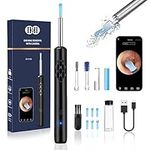 CIICII Ear Camera Ear Cleaner Earwax Removal Kit, 1080P WiFi Ear Cleaning Kit with Blackhead Removal Tool & Spiral Ear Wax Remover, Wireless Otoscope with Light for iPhone & Android