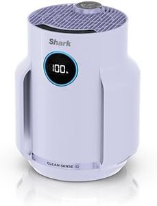 Shark NeverChange5 Air Purifier for Home, Bedroom, Office, Room Coverage 23sqm, 5-Year HEPA Filter Traps 99.97% of Allergens including Dust, Pollen, Pet Dander, Quiet, LED Display, Lilac HP072UKPL
