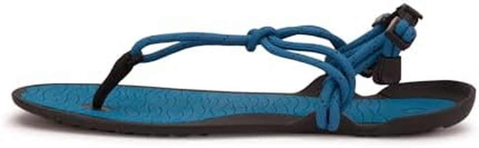 Xero Shoes Barefoot Beach Sandals for Men | Aqua Cloud Water & Hiking Sandals for Men | Zero Drop Waterproof Minimalist Sport Sandals, Blue Sapphire, 11