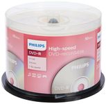 Philips 50 pack dvd-r 16x speed blank discs