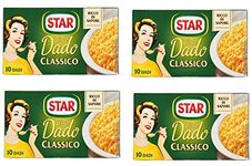 Star "Il Mio Dado Classico" Bouillon Cubes, Classic Taste Pack of 4 10-Cubes Boxes, 10g Each Cube