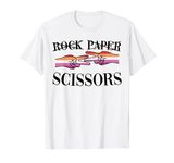 Rock Paper Scissors LGBTQ+ Pride Month Lesbian Pride Flag T-Shirt