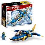 LEGO NINJAGO Jay’s Lightning Jet EVO 71784, Upgradable Toy Plane, Ninja Airplane Building Set, Collectible Birthday Gift Idea for Kids, Boys and Girls Age 7 Plus