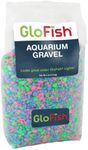 GloFish Aquarium Gravel, Pink/Green/Blue Fluorescent, 5-Pound, Bag Pink/Green/Blue Fluorescent, 4 x 5 x 9 inches ; 5 pounds