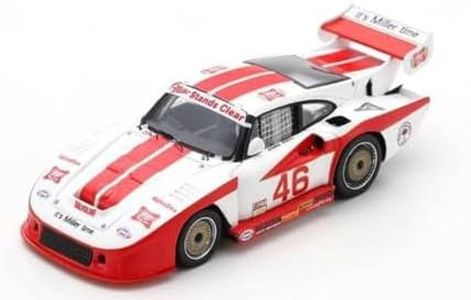 Spark US241 Coche en Miniatura Coleccionable, Blanco/Rojo