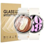 Suoman 4-Pack for Samsung Galaxy Watch 7/Galaxy Watch 6/ Galaxy Watch 5/ Galaxy Watch 4 40mm Screen Protector, [Perfectly Fit] Tempered Glass Protector for Galaxy Watch 7/6/5/4 (40mm) Smartwatch