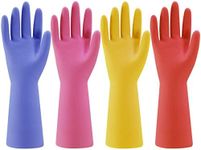 Rubber Kitchen Dishwashing Gloves -