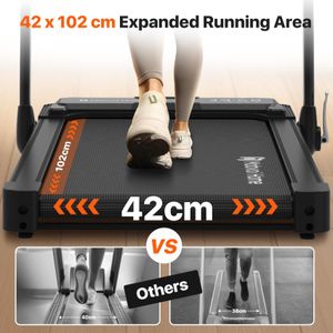 Mobvoi Foldable Treadmill – 12km/h Compact Walking Running Machine