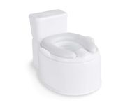 Regalo 2-in-1 My Little Potty Training Toilet, Grow with me & On The Go, Bonus Kit, Flushing Sound, Removable Training Transition Potty Seat, Oversized foam soft seat & wipe storage, White