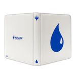 Ultra PRO - Mana 8 12-Pocket Zip PRO-Binder - Island for Magic: The Gathering, Holds & Protects 480 Standard Sized Cards, Collector's Edition Durable Trading Secure Side-Loading Pocket Binder