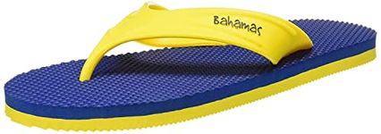 Bahamas Men's BLYL Flip Flops Thong Sandals - 6 UK/India (39.33 EU)(BH0041G) Blue-Yellow