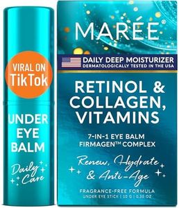 MAREE Under Eye Balm Stick with Retinol & Ceramide Complex - Facial Moisturizer for Dark Circles & Wrinkles - Under Eye Brightener Stick, Anti Wrinkle Hydrating Face Skincare