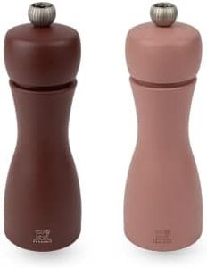 Peugeot Tahiti Duo Earth Brown Tones Salt and Pepper Mill Set 15cm - 6", Cacao & Hazel